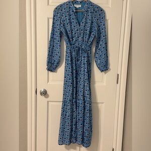 Emerson Fry Dress Women  India Collection  Maxi Floral Organic Long Sleeve